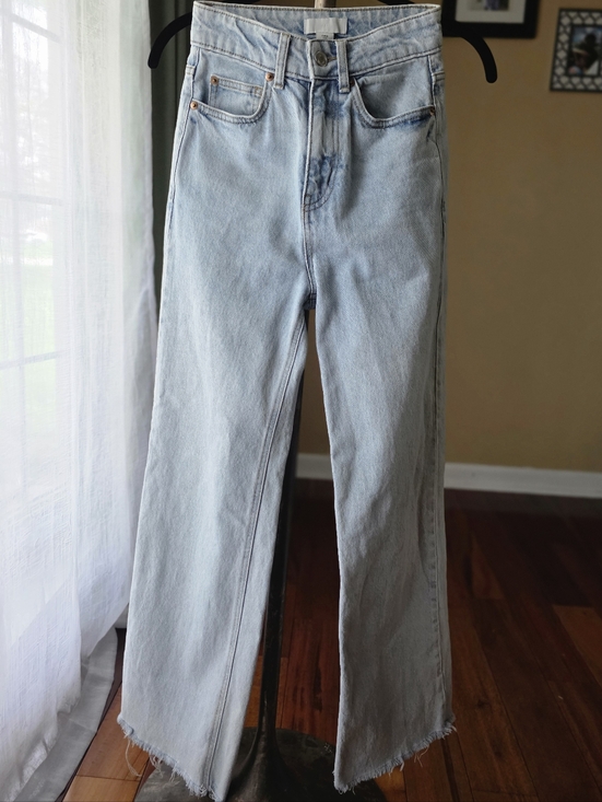 H&M Denim - H&M Light Blue High-Rise Flared Jeans